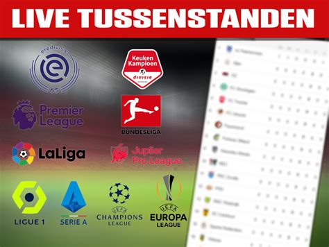 voetbal uitslagen en standen.